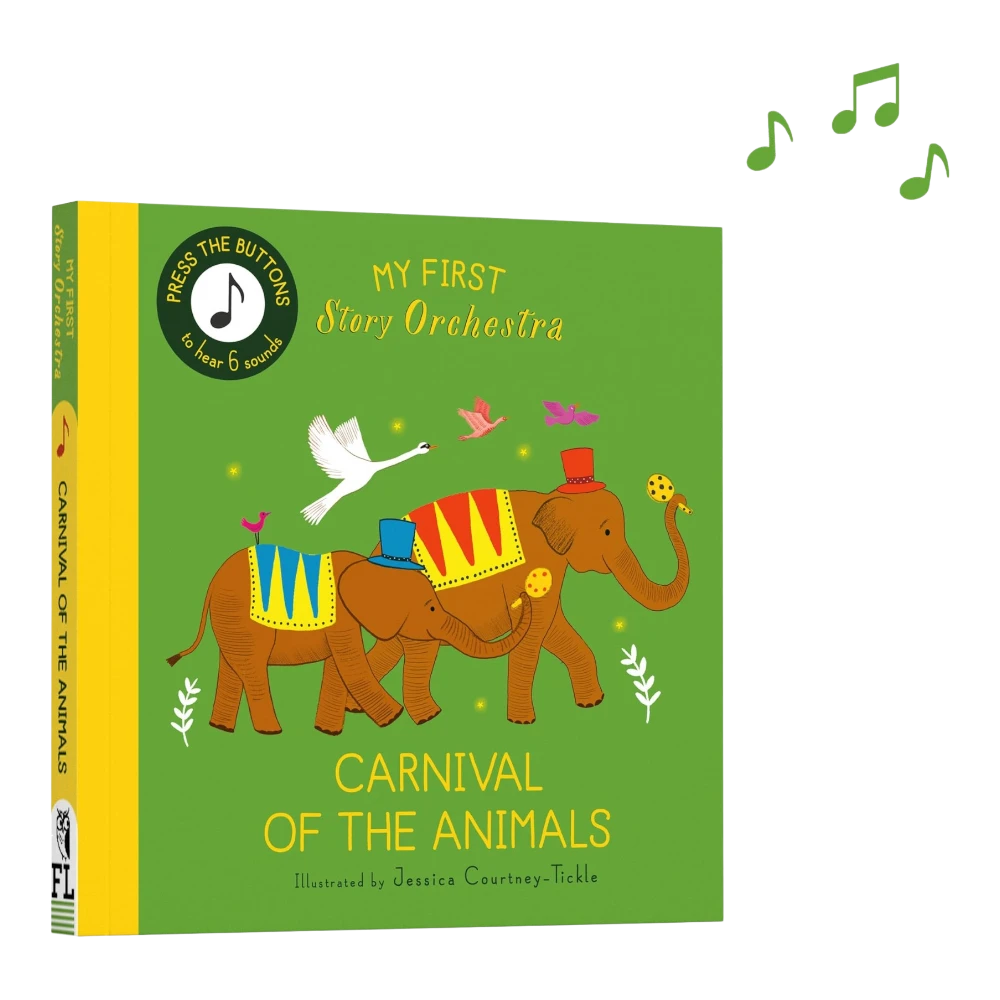 My First Story Orchestra: Carnival of the Animals, Sound Book for Kids 1+, English Language