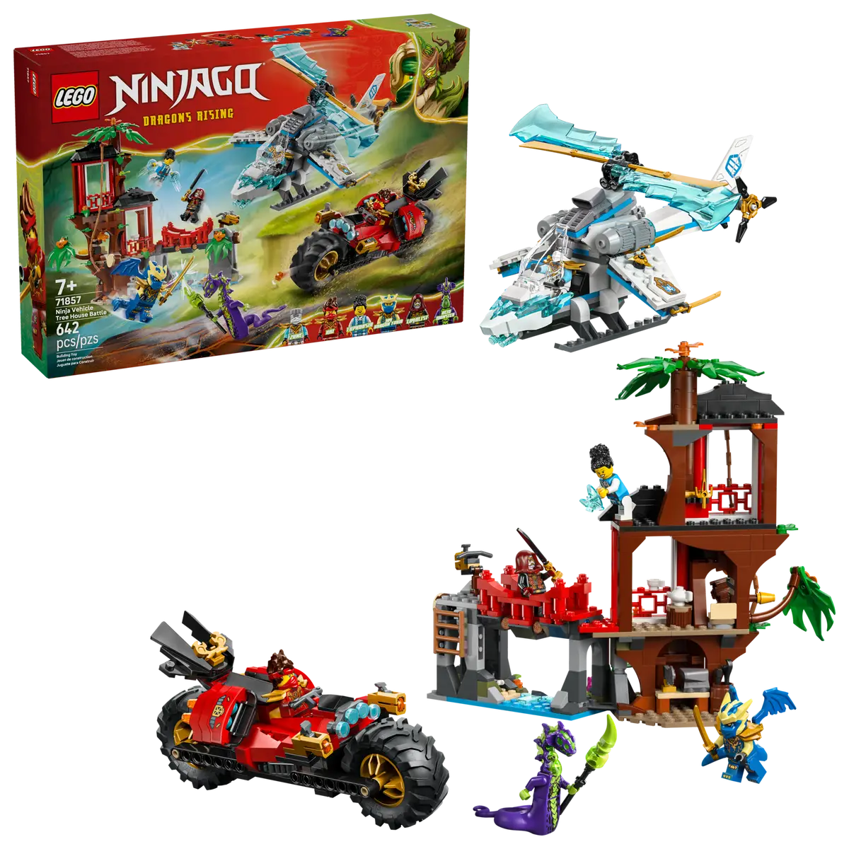Ninja Vehicle Tree House Battle 71857, Lego NINJAGO