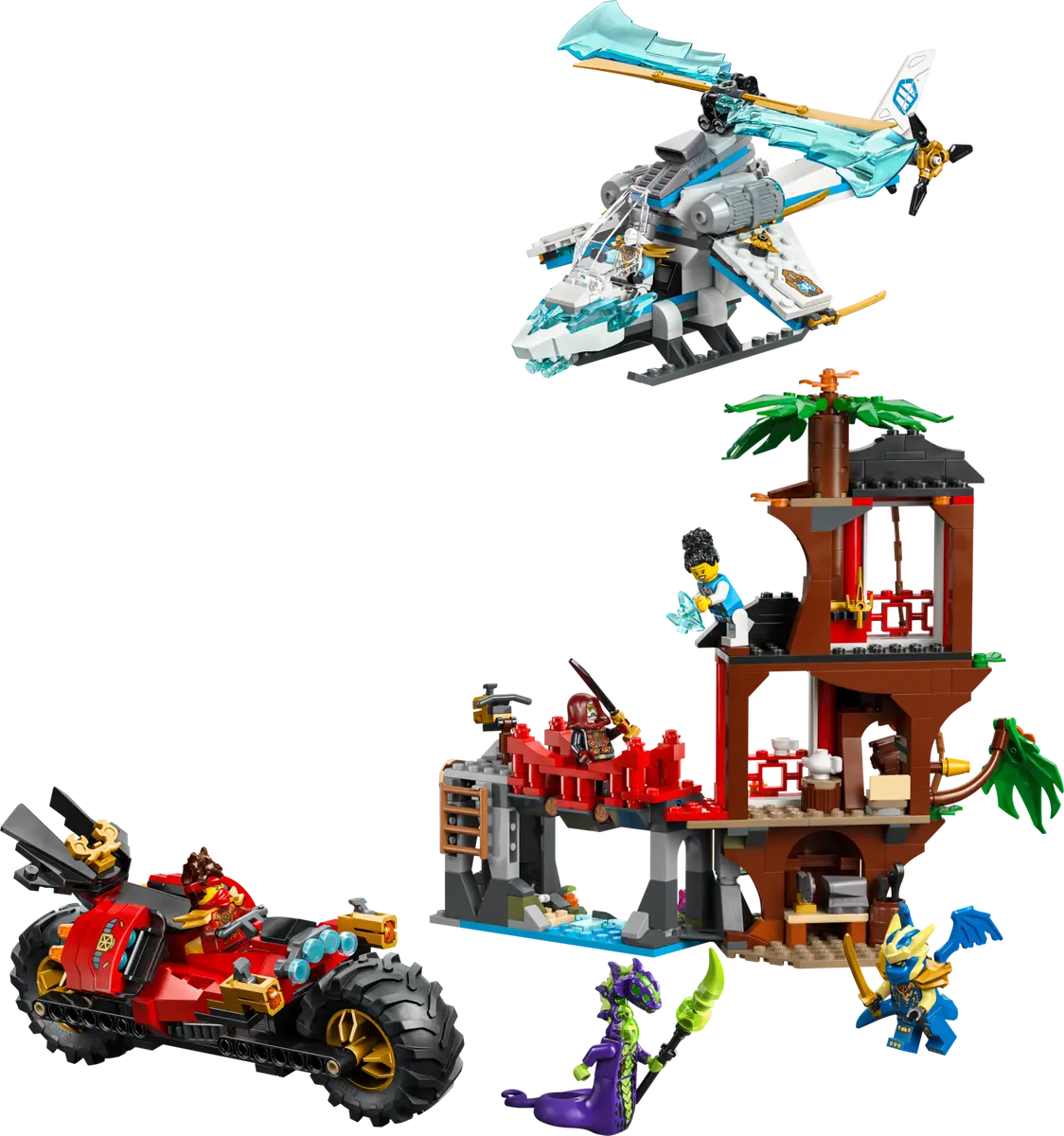 Ninja Vehicle Tree House Battle 71857, Lego NINJAGO