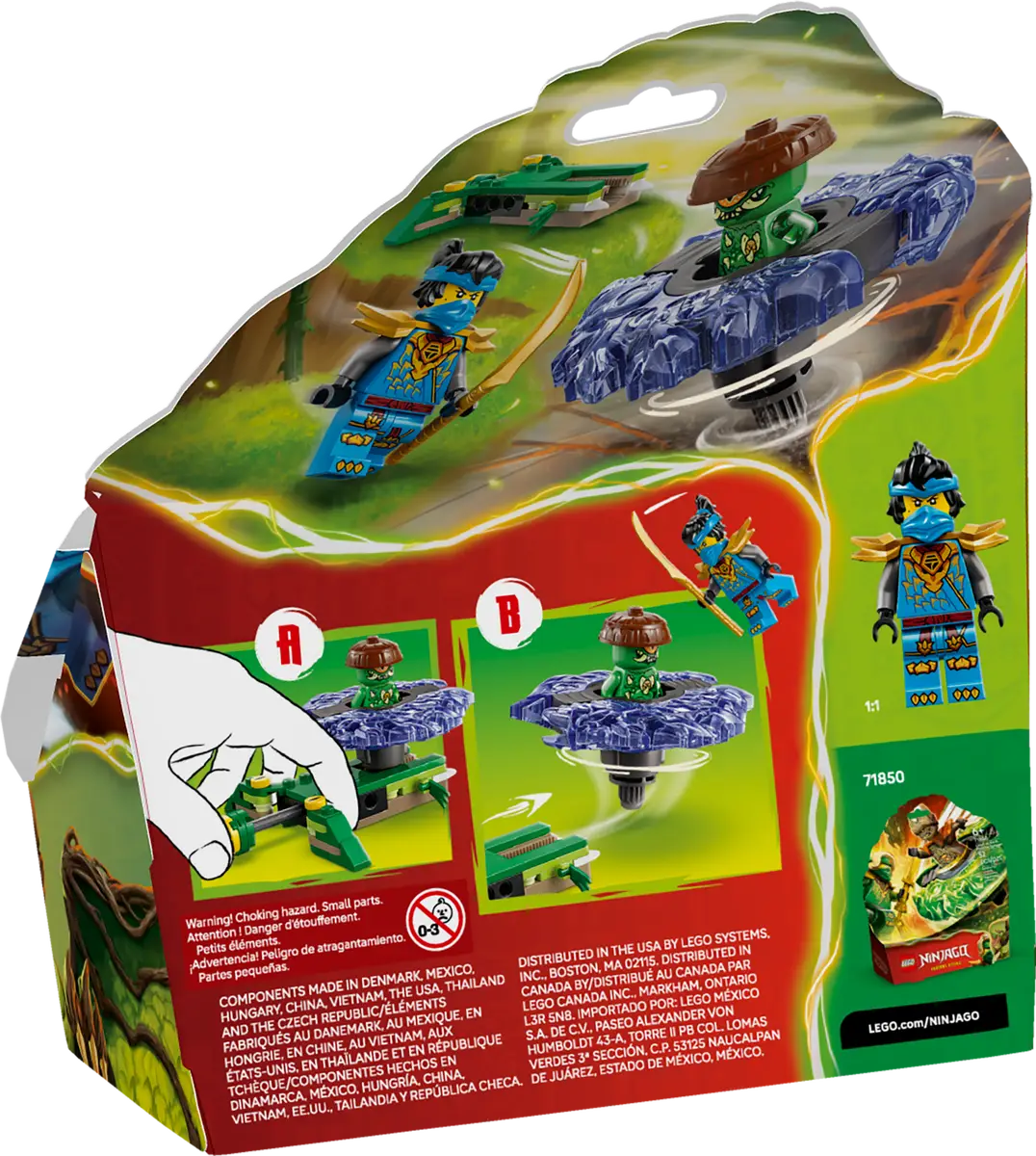 Nya vs. Mutation Monster Spinner 71849, Lego NINJAGO