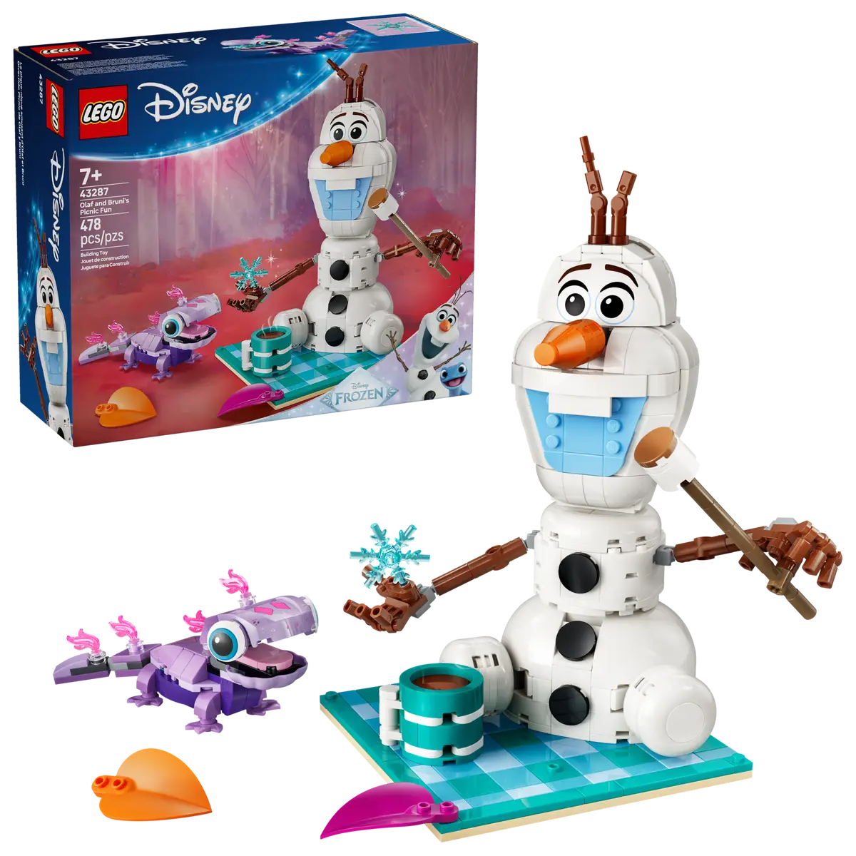 Olaf and Bruni's Picnic Fun 43287, Lego Disney