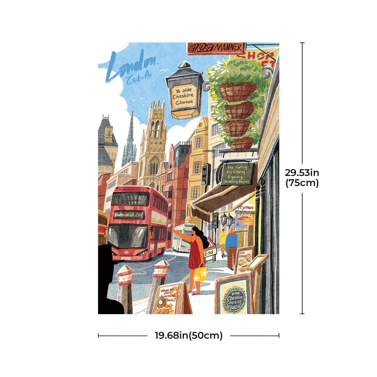 Rolife Walk in London 1000 Piece Jigsaw Puzzle PT003