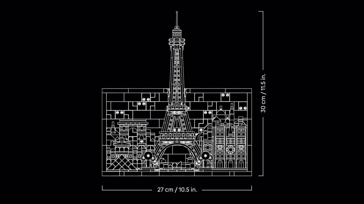 Paris – City of Love 21064, Lego Architecture