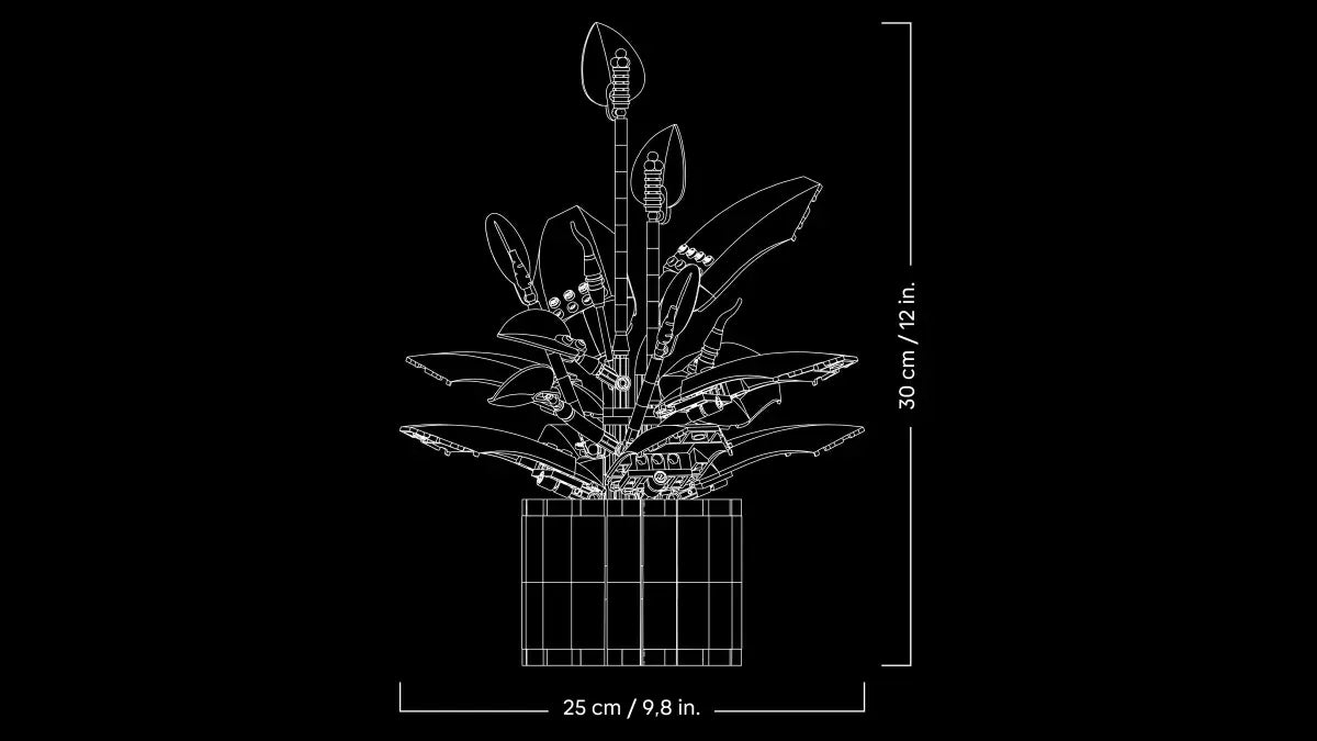 Peace Lily 11504, Lego The Botanical Collection
