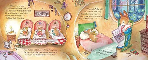 Peter Rabbit: Το κυνήγι του κουνελιού πριν τον ύπνο, Σκληρό βιβλίο με αναδιπλούμενα παραθυράκια για παιδιά 2+, Αγγλική γλώσσα