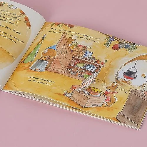 Peter Rabbit: Το κυνήγι του κουνελιού πριν τον ύπνο, Σκληρό βιβλίο με αναδιπλούμενα παραθυράκια για παιδιά 2+, Αγγλική γλώσσα