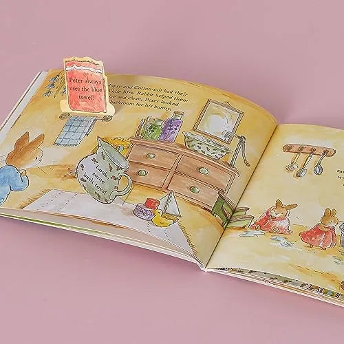 Peter Rabbit: Το κυνήγι του κουνελιού πριν τον ύπνο, Σκληρό βιβλίο με αναδιπλούμενα παραθυράκια για παιδιά 2+, Αγγλική γλώσσα