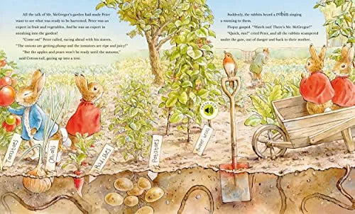 Peter Rabbit: Peter’s Nature Walk, Sound Book for Kids 0+, English Language