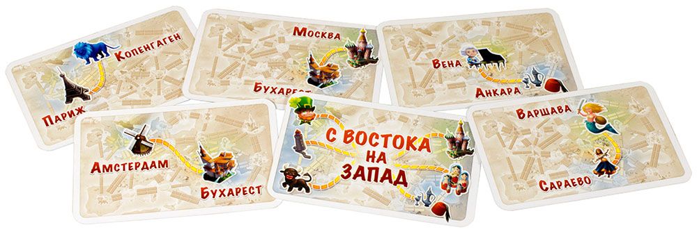 Настольная игра: Ticket to Ride Junior Европа. Мир Хобби