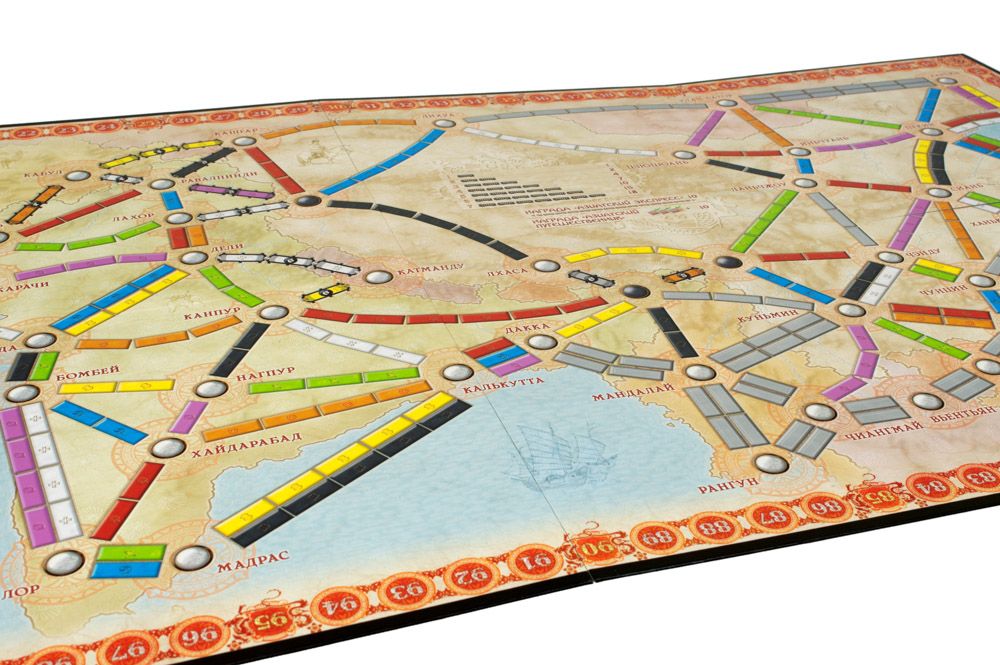 Дополнение к настольной игре Ticket to Ride: Азия. Мир Хобби