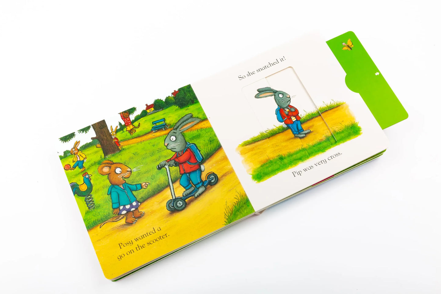 Pip and Posy: The Super Scooter, Push-and-Pull Board Book for Kids 0+, Axel Sheffler, English Language
