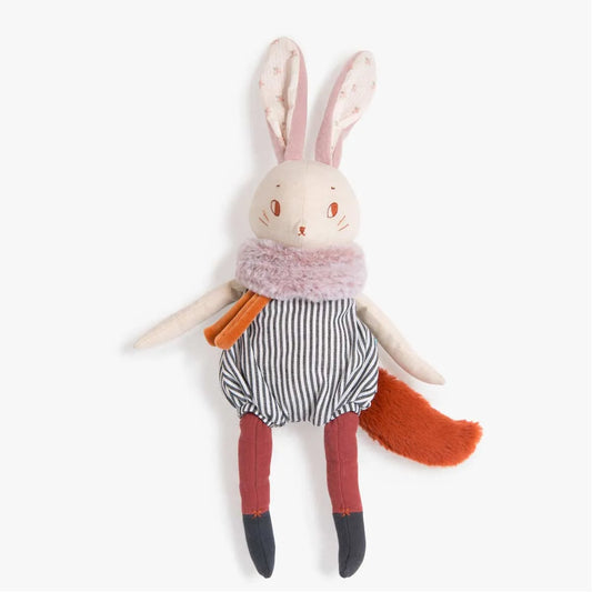 Plume the Large Rabbit Plush Toy for 1+: Après la Pluie, Moulin Roty