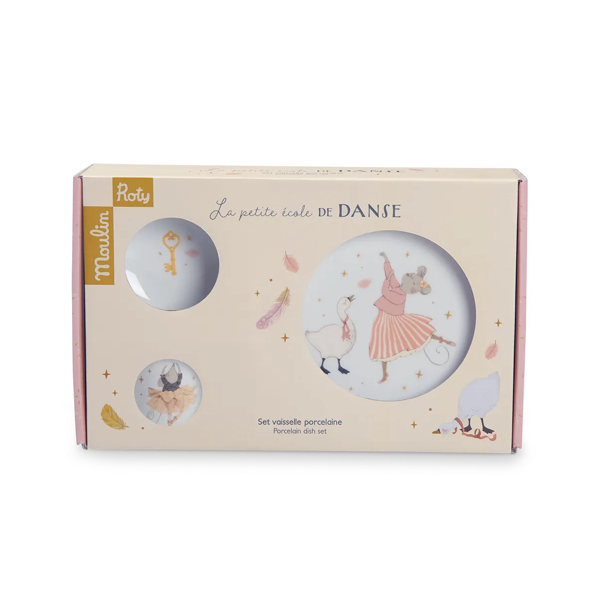 Набор фарфоровой посуды для 3+: La Petite Ecole de Danse, Moulin Roty