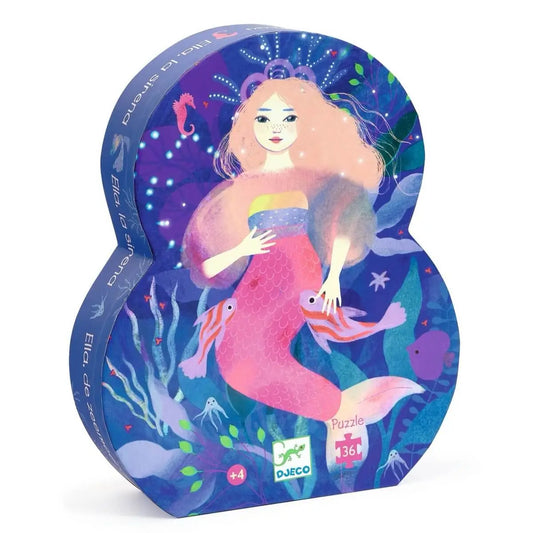 Puzzle: Ella, the mermaid 36 pcs, Djeco