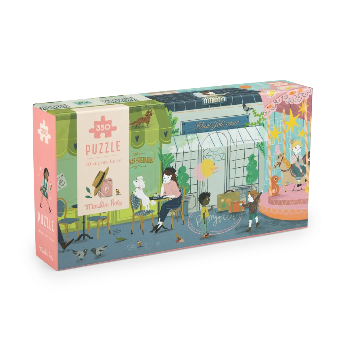 10 Rue des Lilas Puzzle 350 pcs: Les Parisiennes, Moulin Roty
