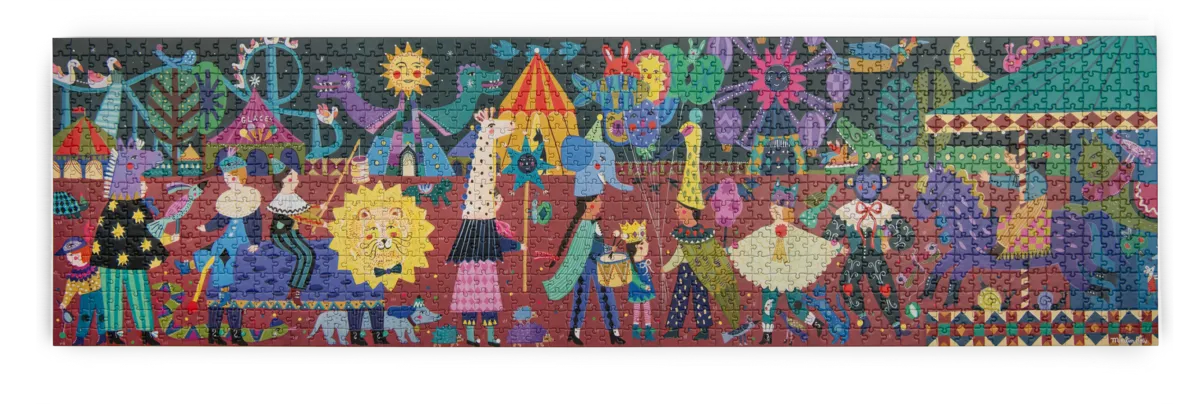 Пазл «Звездный фестиваль», 1000 деталей: Летающие кометы, Moulin Roty