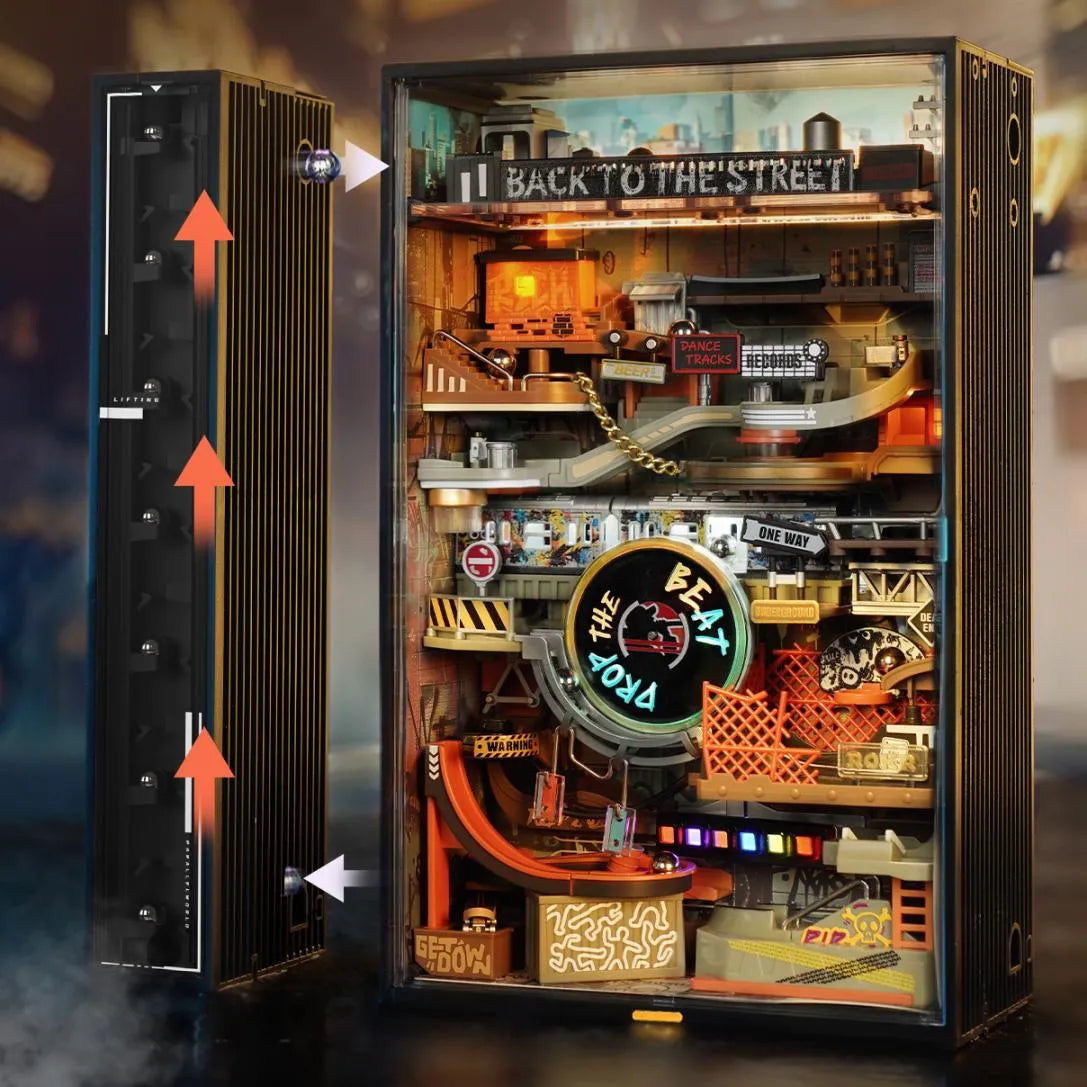 Marble Run 3D Puzzle 14+: Hip-Hop Street MR03S, Robotime ROKR