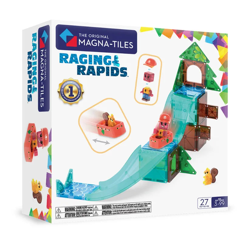 Magnetic Building Set 27-Piece: Raging Rapids, Magna-Tiles