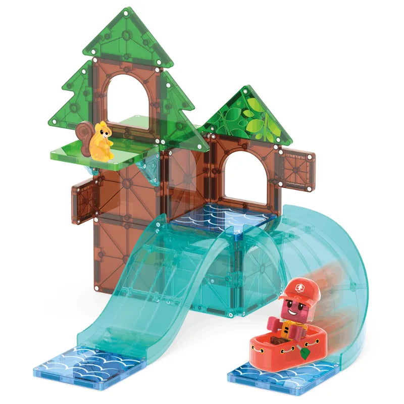 Magnetic Building Set 27-Piece: Raging Rapids, Magna-Tiles