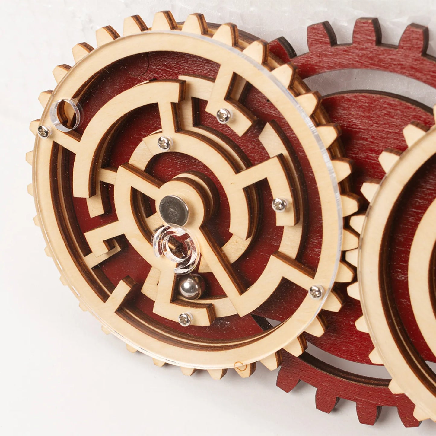 Double Trouble, Wooden Twin Maze Brainteaser, For Ages 14+