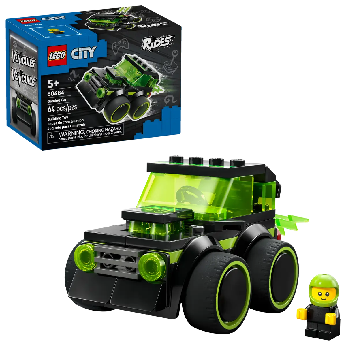 Rides – Gaming Race Car 60484, Lego City