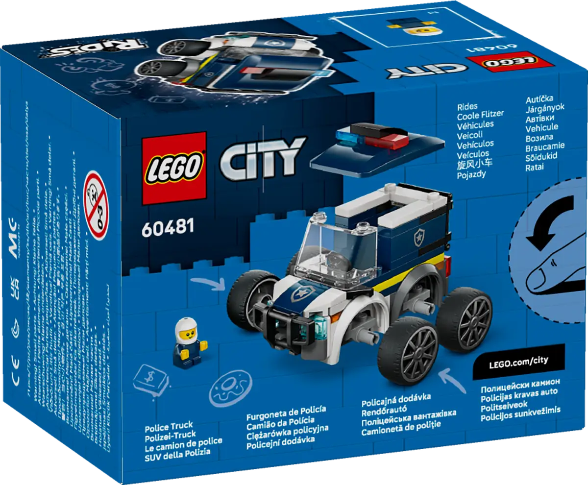 Rides – Police Truck 60481, Lego City