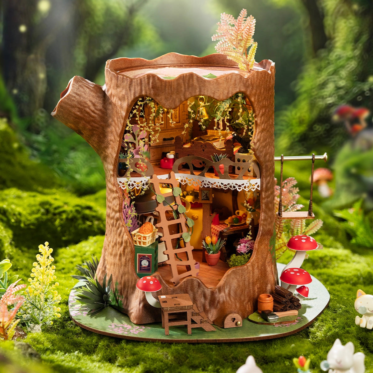 DIY Miniature House: Fairytale Tree House, Rolife
