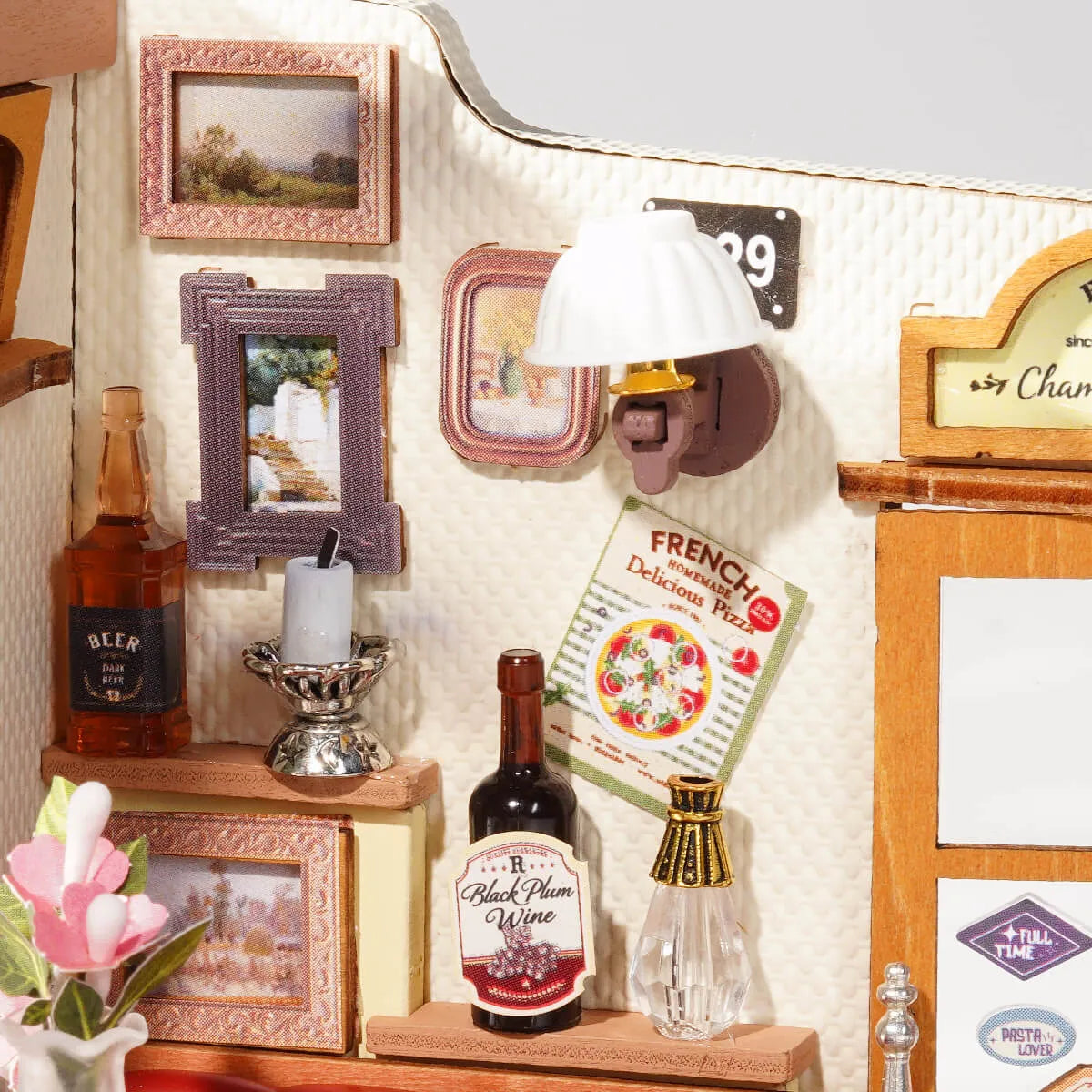 DIY Miniature House 14+: Champs-Élysées Bistro DS053, Robotime Rolife
