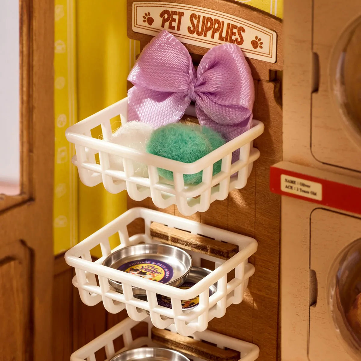 DIY Miniature House 14+: Fluffy Friends Store DG185, Robotime Rolife
