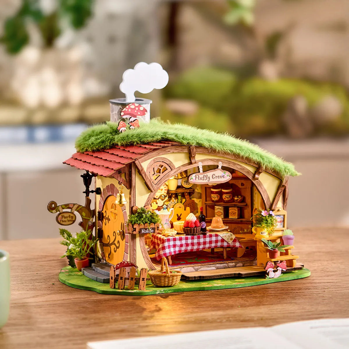 DIY Miniature House 14+: Fluffy Grove DG184, Robotime Rolife