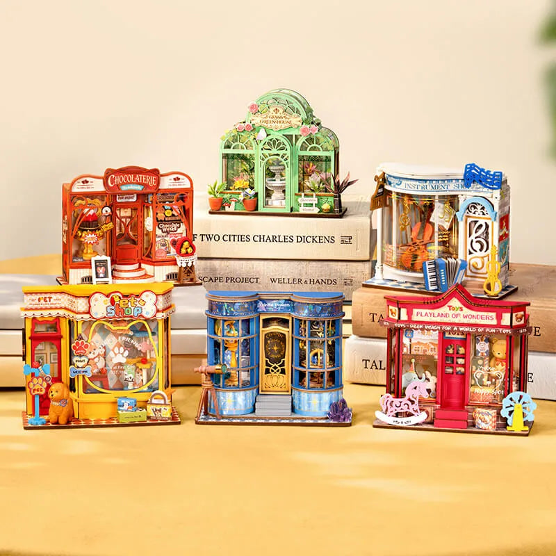 DIY Miniature House 14+: Green Fountain Garden DS049, Robotime Rolife