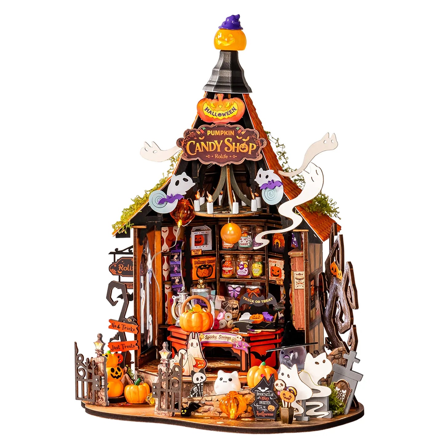 DIY Miniature House 14+: Haunted Candy House DG186, Robotime Rolife