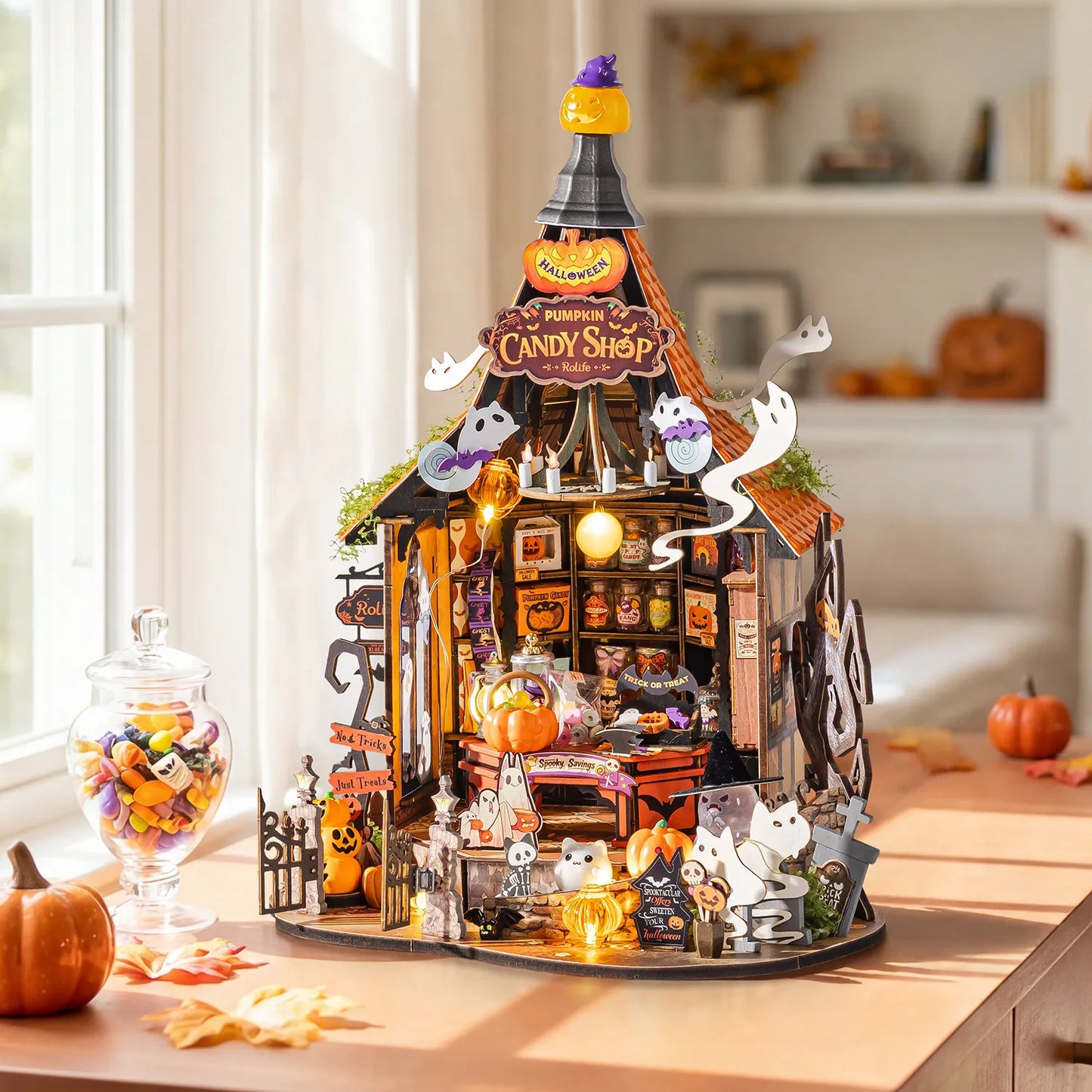 DIY Miniature House 14+: Haunted Candy House DG186, Robotime Rolife