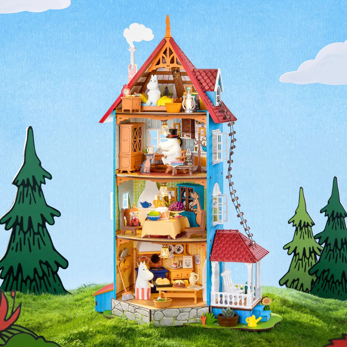 DIY Miniature House 14+: Moominhouse DA009, Robotime Rolife