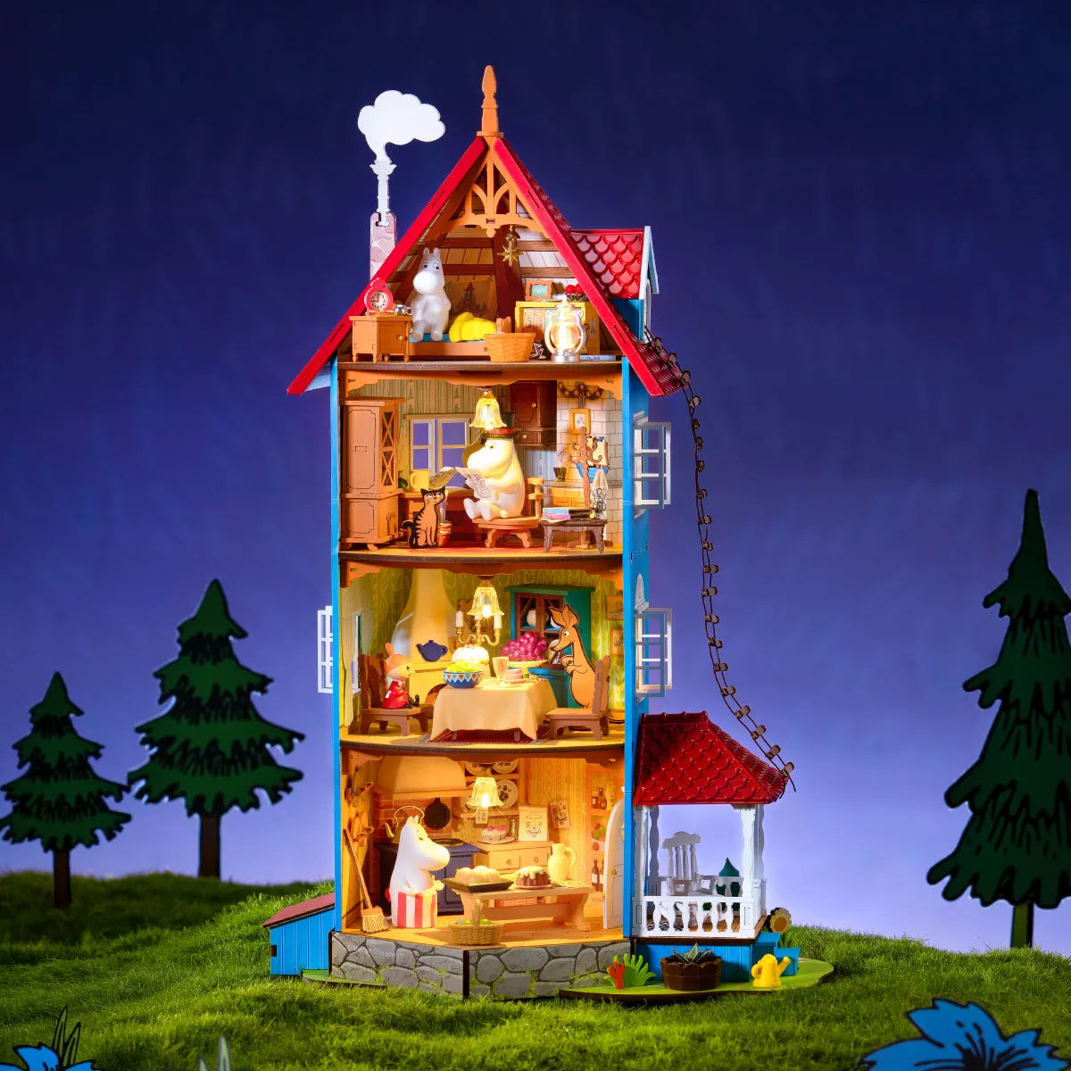 DIY Miniature House 14+: Moominhouse DA009, Robotime Rolife