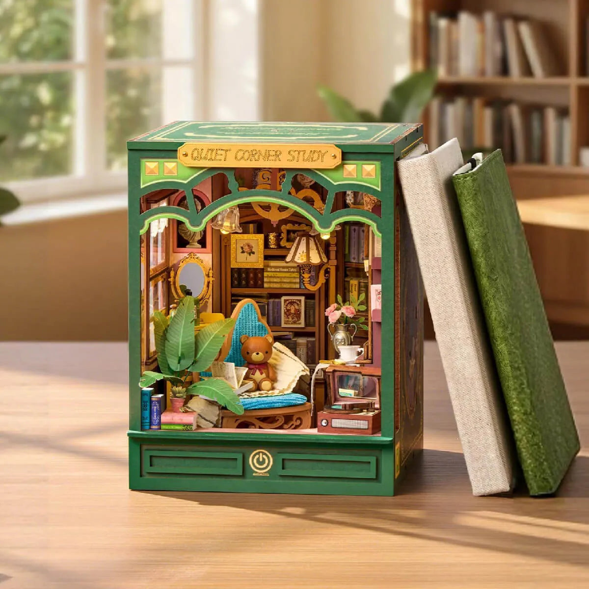 DIY Book Nook 14+: Quiet Corner Study TGE03, Robotime Rolife
