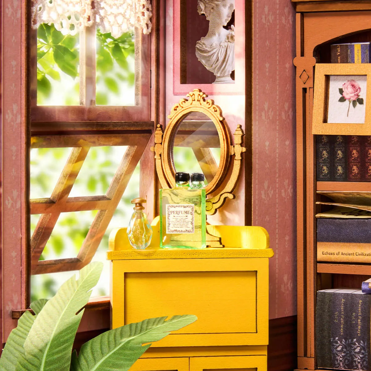DIY Book Nook 14+: Quiet Corner Study TGE03, Robotime Rolife