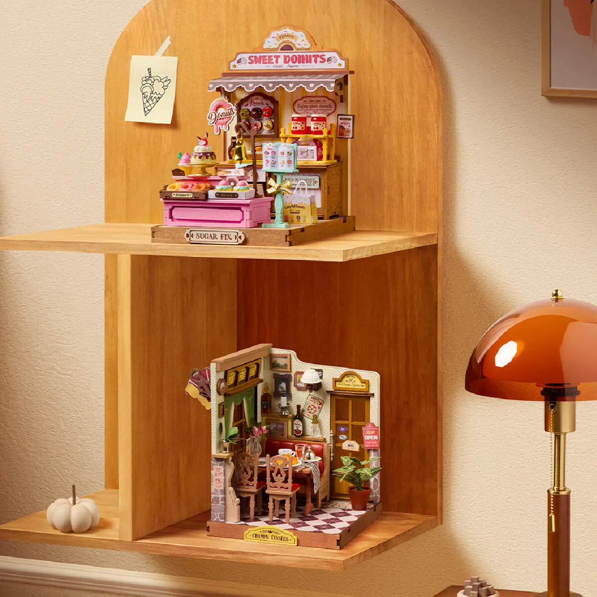 DIY Miniature House 14+: Sweetie's Donut Shop DS051, Robotime Rolife