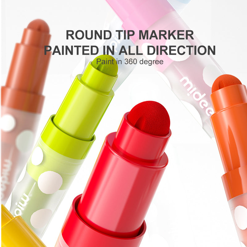 Round-tip Washable Marker -12