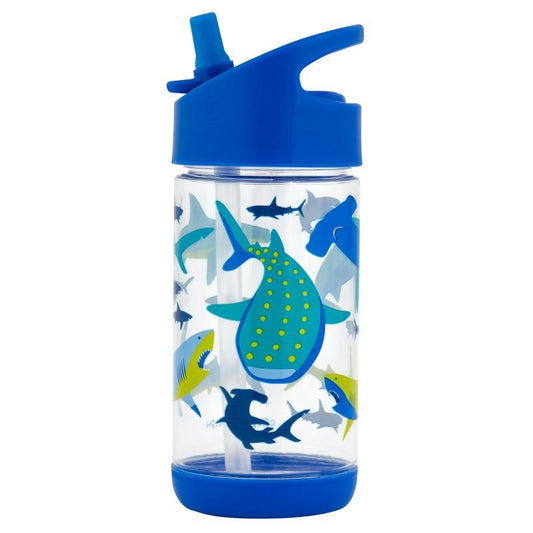 Shark, Flip Top Water Bottle, For Kids 1+, 10oz