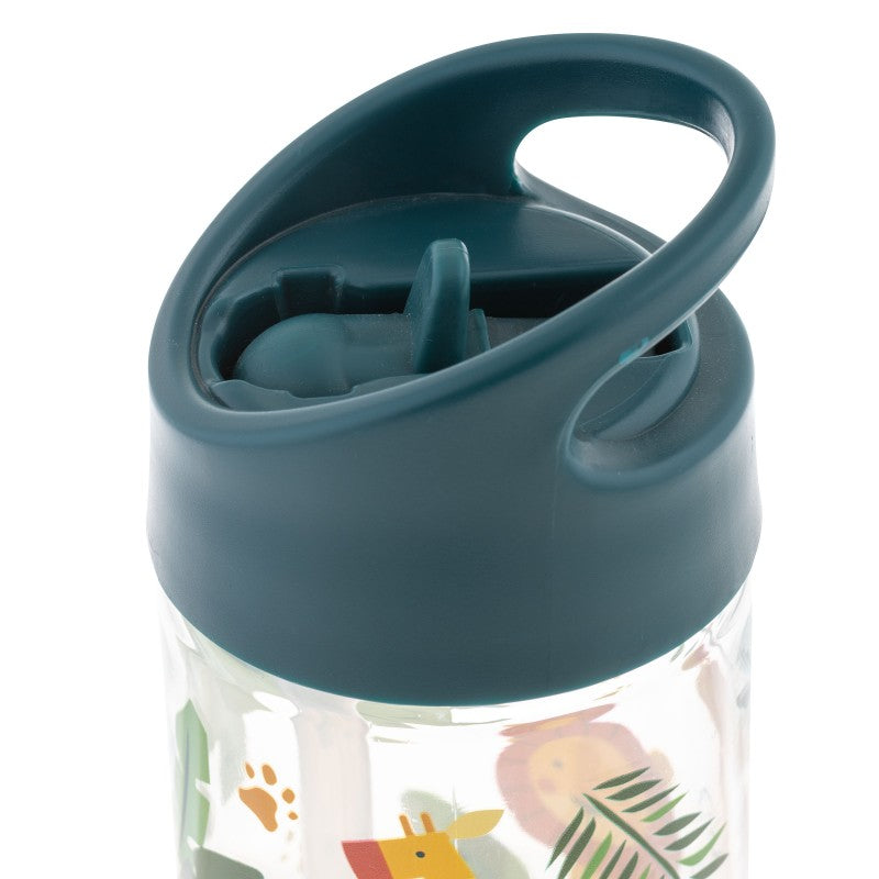 Flip Top Water Bottle Zoo: Kids Flip Top Water Bottle 10oz. For Kids 1+