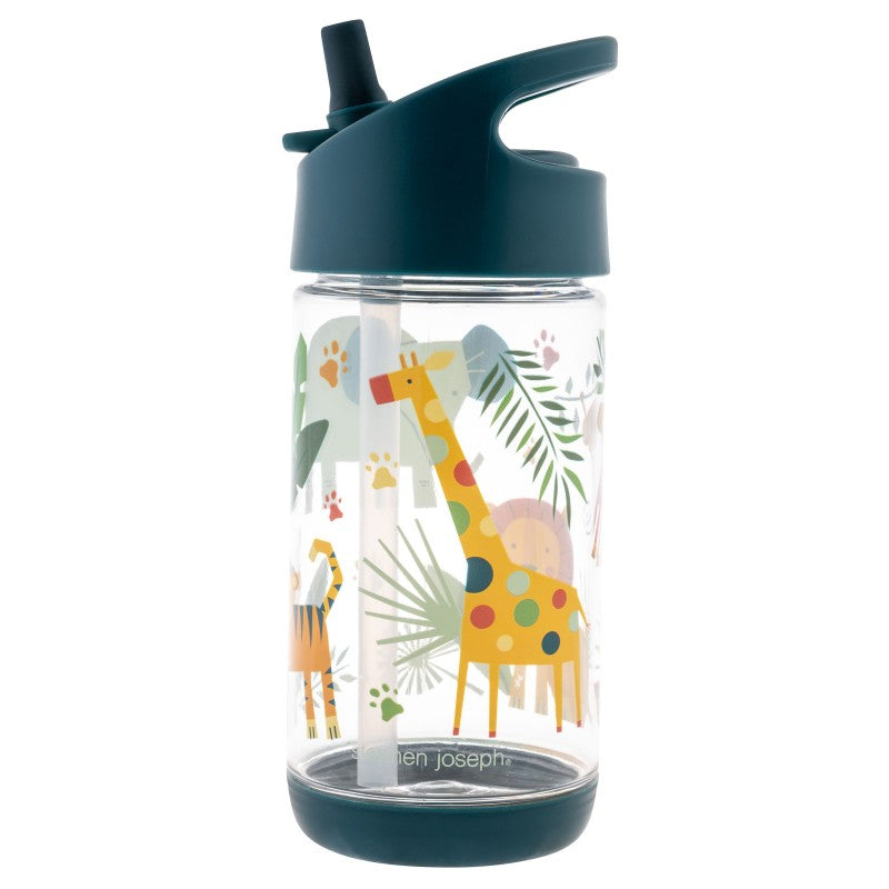 Flip Top Water Bottle Zoo: Kids Flip Top Water Bottle 10oz. For Kids 1+