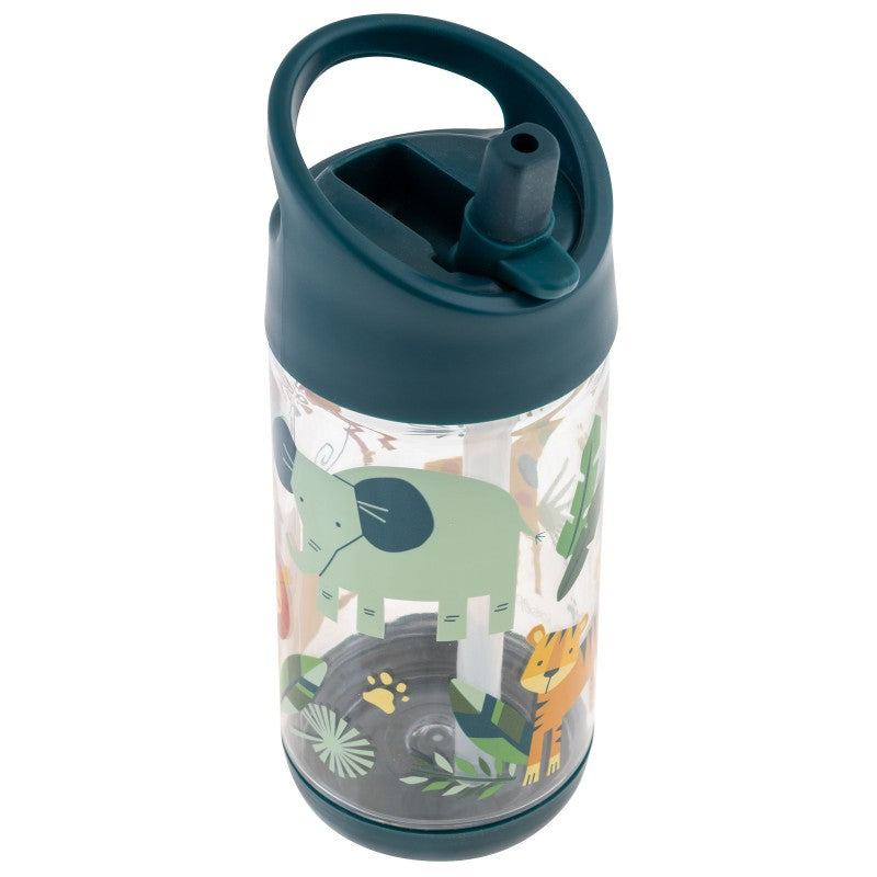 Flip Top Water Bottle Zoo: Kids Flip Top Water Bottle 10oz. For Kids 1+
