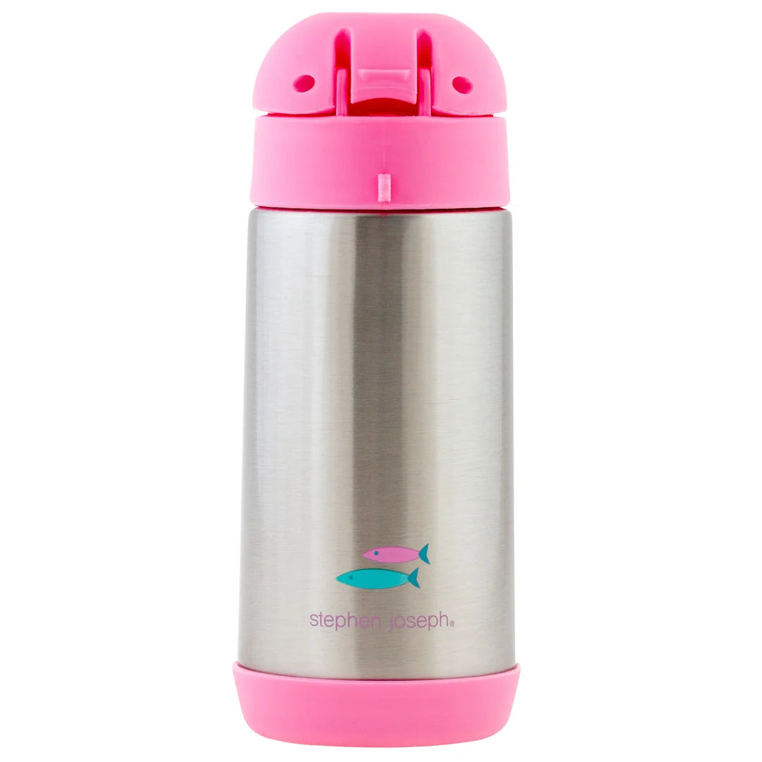 Double Wall Stainless Steel Bottle Mermaid: Insulated Water Bottle 11.8oz. For Kids 3+