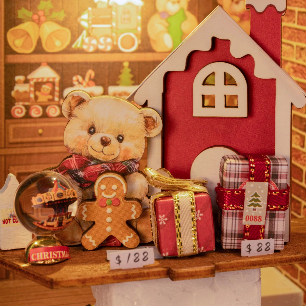 3D Wooden Puzzle: Santa's Toy Shop, Rolife