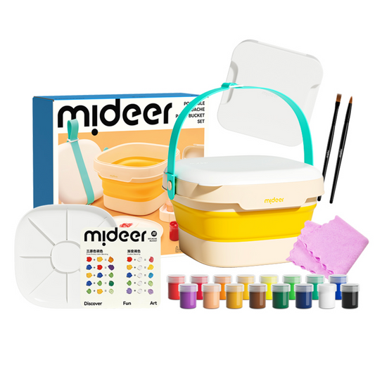 Portable Gouache Paint Bucket Set, Mideer