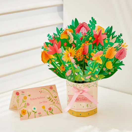 3D Pop Up Paper Bouquet, Mideer