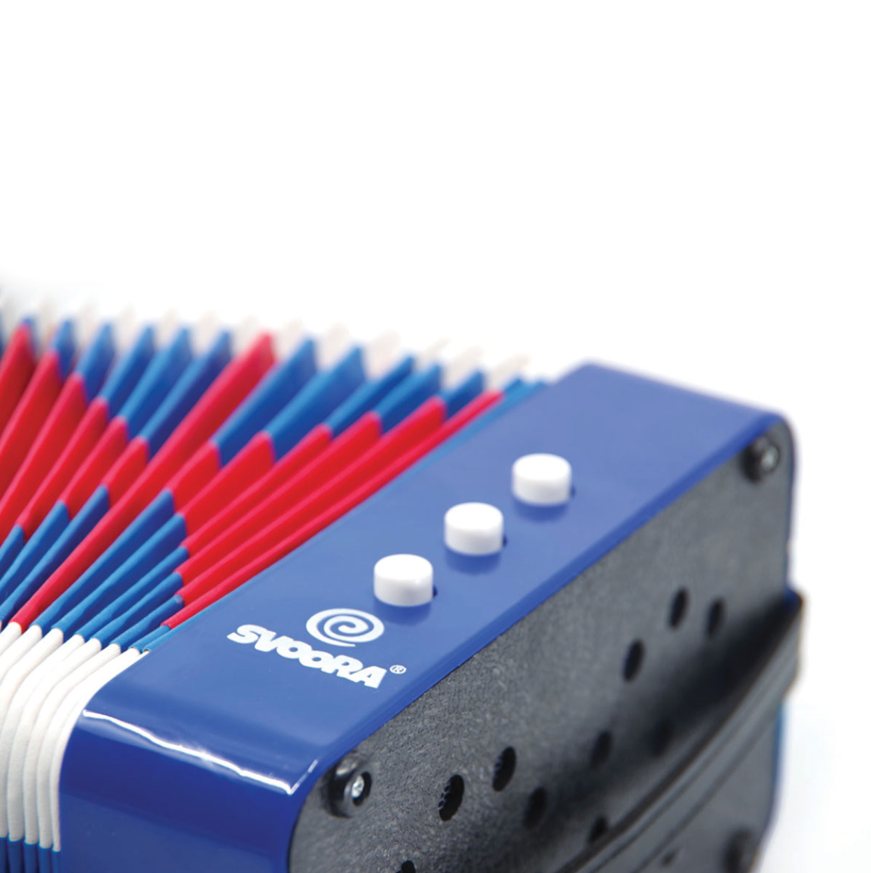 Svoora Blue Accordion with 7 Keys (14 notes)