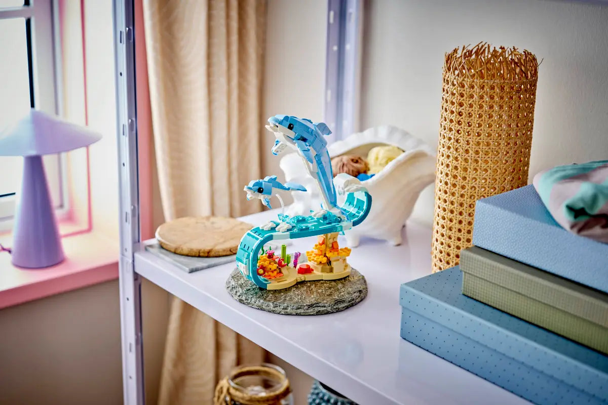 Sea Animals: Beautiful Dolphins 31385, Lego Creator 3-in-1