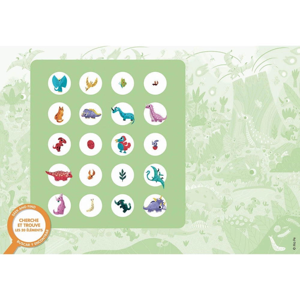 Seek and Find Puzzle 54 pcs: Dinosaurs, AUZOU
